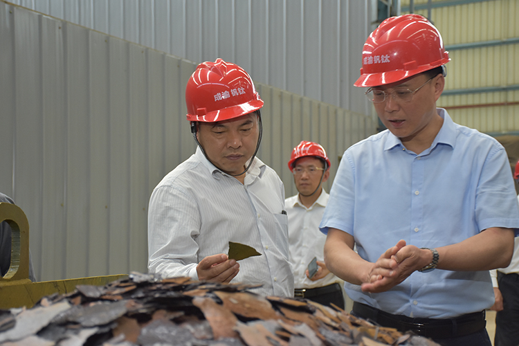 市委副书记余先河到川威调研钒深加工项目(图2)